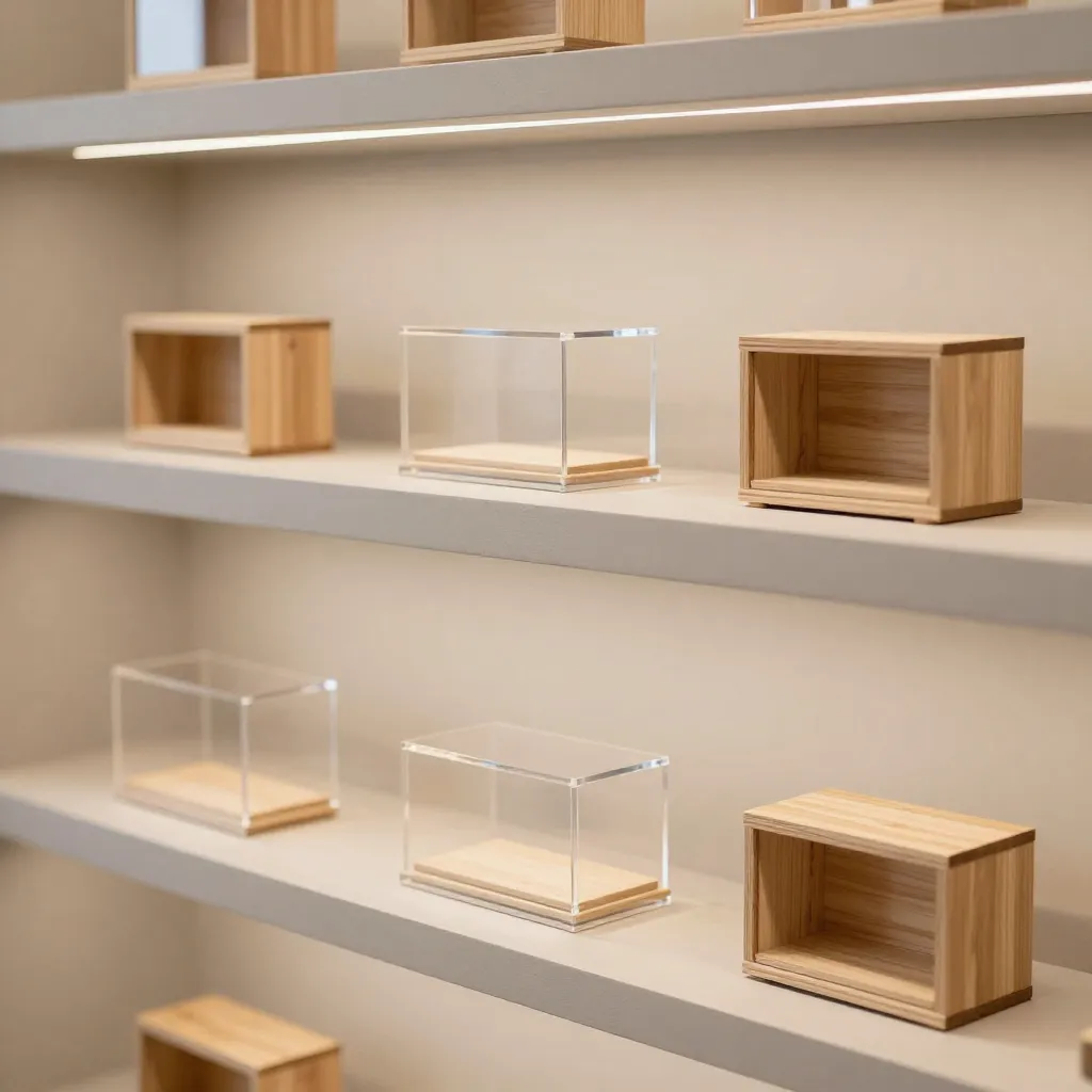 Live preview of your custom display case design